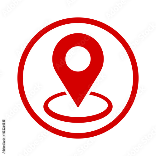 Free Download Pin map location icon isolated on transparent background - GFXLoad