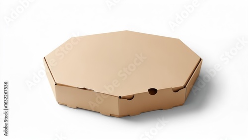 Octagonal pizza box