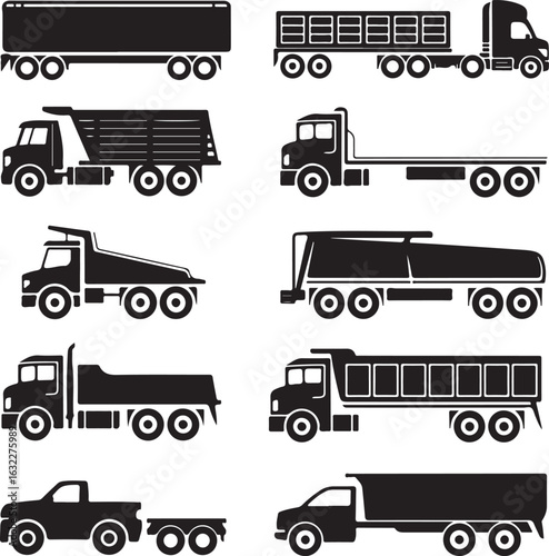 set of trucks