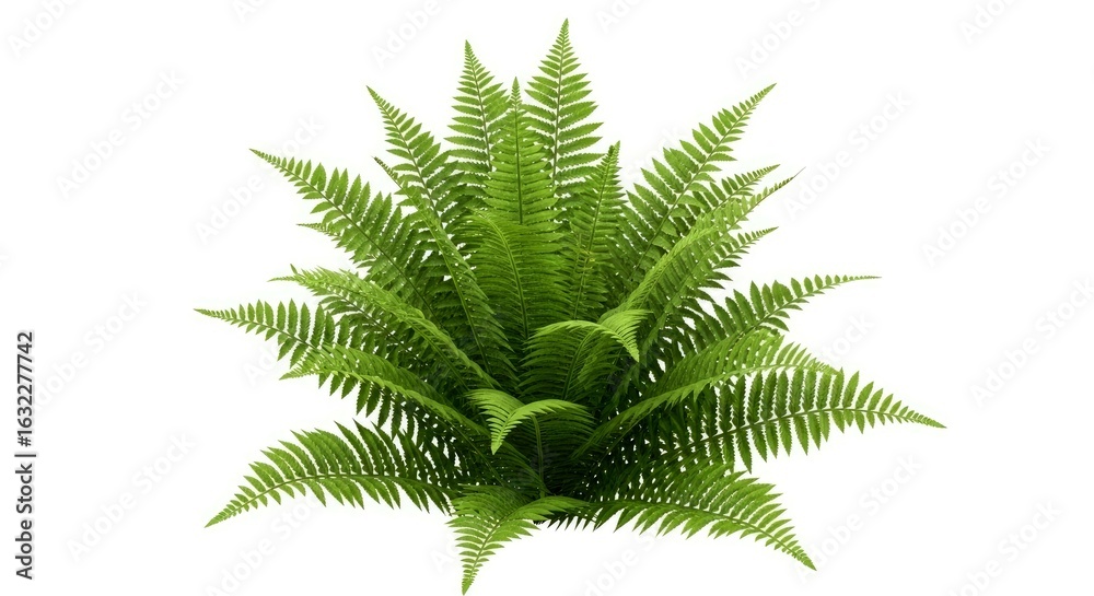 Fototapeta premium lush green fern plant perfect for landscaping designs botanical illustrations and naturethemed projects