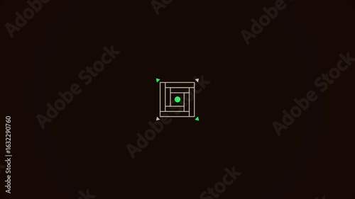 Design Shape Elements Motion Graphics with alpha channel on a transparent background 4K stock video