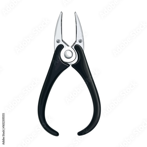 Cutting pliers isolated 