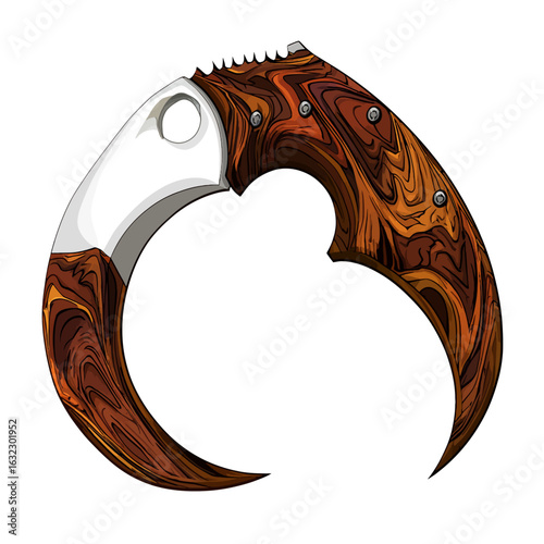 Illustration of a cutter knife 