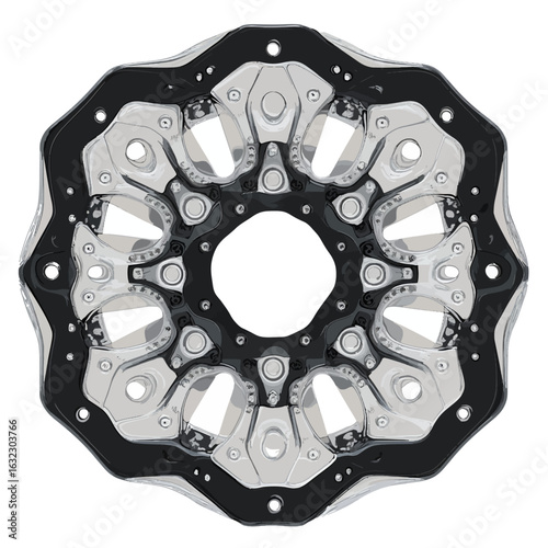 Illustration of a cylinder head 