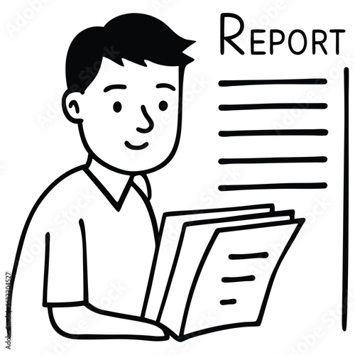 man reading a book
