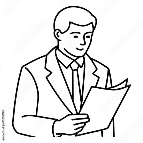 business man vector illustration