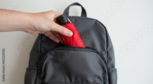 I have an umbrella in my bag.