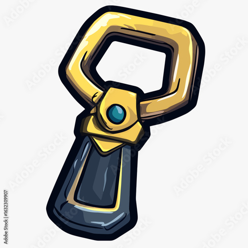 Bottle opener isolated 