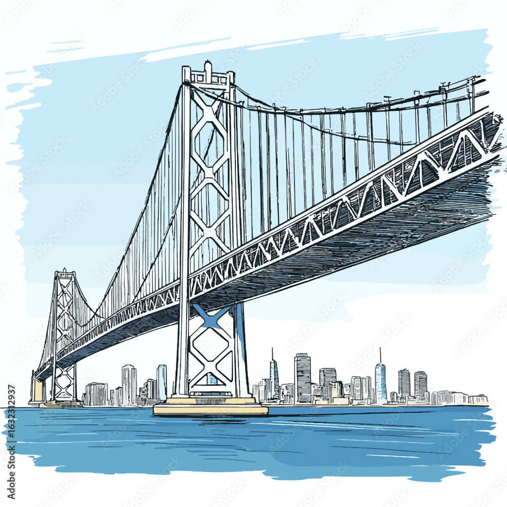 Fototapeta premium san francisco golden gate bridge
