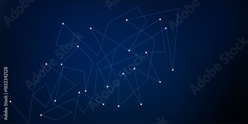 network social online, background 3d illustration rendering, machine deep learning data cloud storage. Communication and technology network background ,. Abstract connected dots.