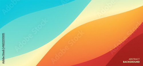Abstract background with dynamic effect. Creative design poster with vibrant gradients. Vector illustration for advertising, marketing, presentation. Mobile screen.