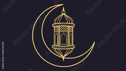 Antique birdcage with an open door, a vintage vector illustration of a golden cage with a silhouette of a bird escaping