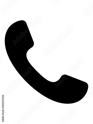 Phone icon vector isolated on white background