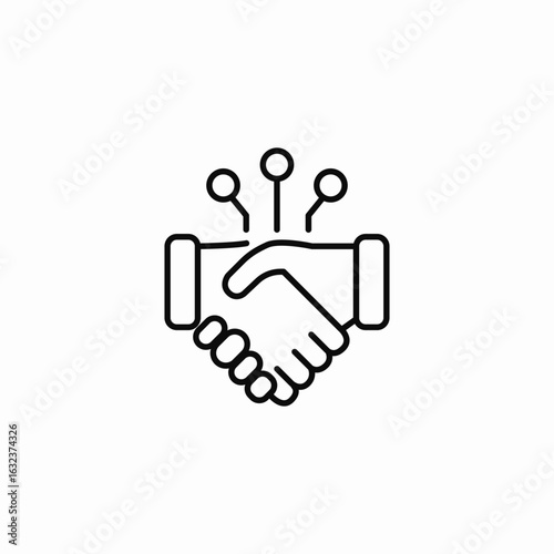 online agreement icon sign vector