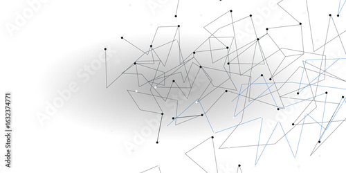 Abstract background atoms for design technology and networking science. Abstract connection background with lines and dots vector. Polygonal background, technology design, vector illustration .