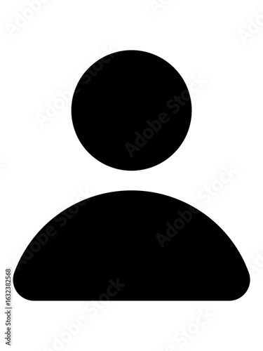 People icon vector isolated on white background