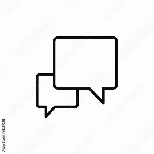 chat dialogue icon sign vector