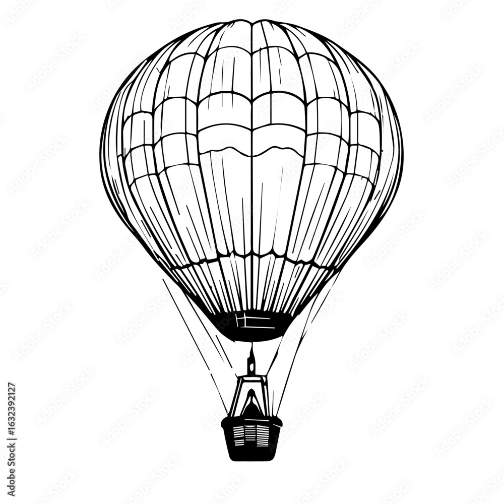 Obraz premium hot air balloon isolated