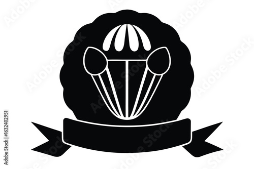 holiday baking contest vector icon