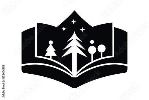 holiday storybook vector icon