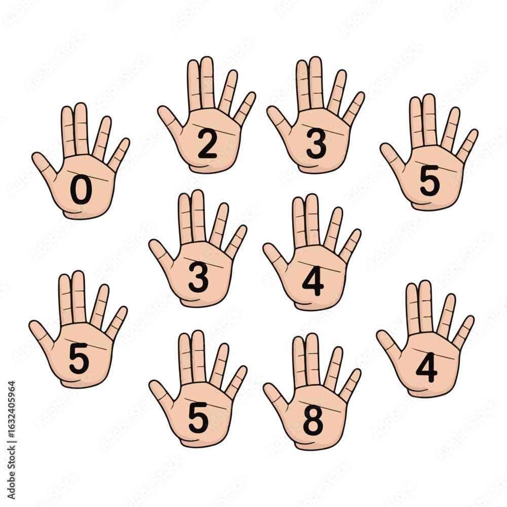 Fototapeta premium hands vector illustration