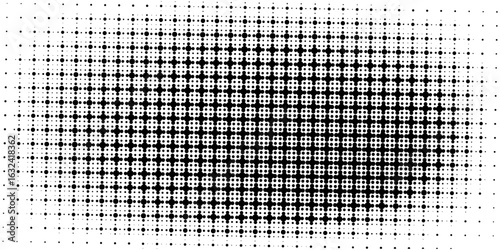 halftone dot vector modern geometrical circle abstract background. Dotted texture template. Geometric pattern in halftone style with gradient.