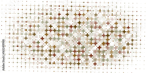 halftone dot vector modern geometrical circle abstract background. Dotted texture template. Geometric pattern in halftone style with gradient.