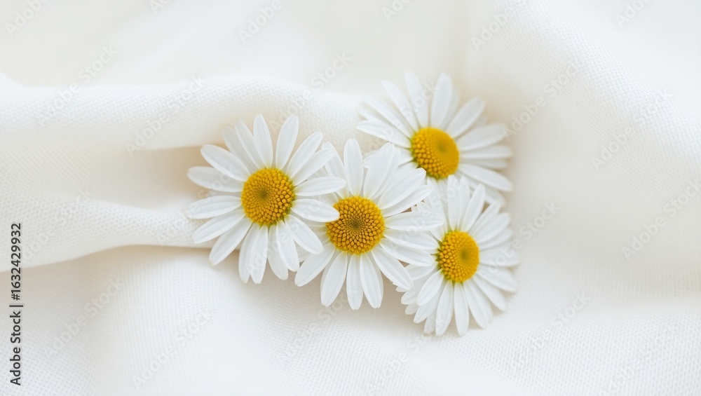 Obraz premium daisy on a white background