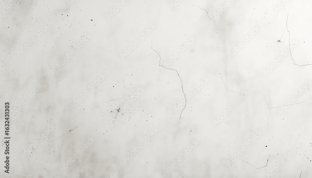 Obraz premium Subtle Textured Grayish White Surface with Delicate Crack Lines and Scattered Black Marks, Ideal for Various Creative Projects