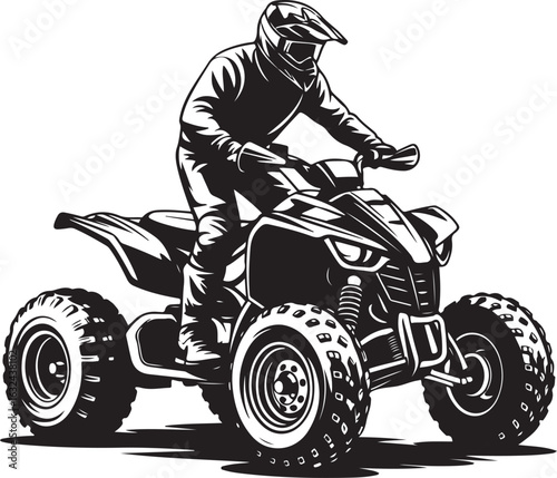 Bike silhouette vector art illustration, Shapes Collection Isolated on White Background