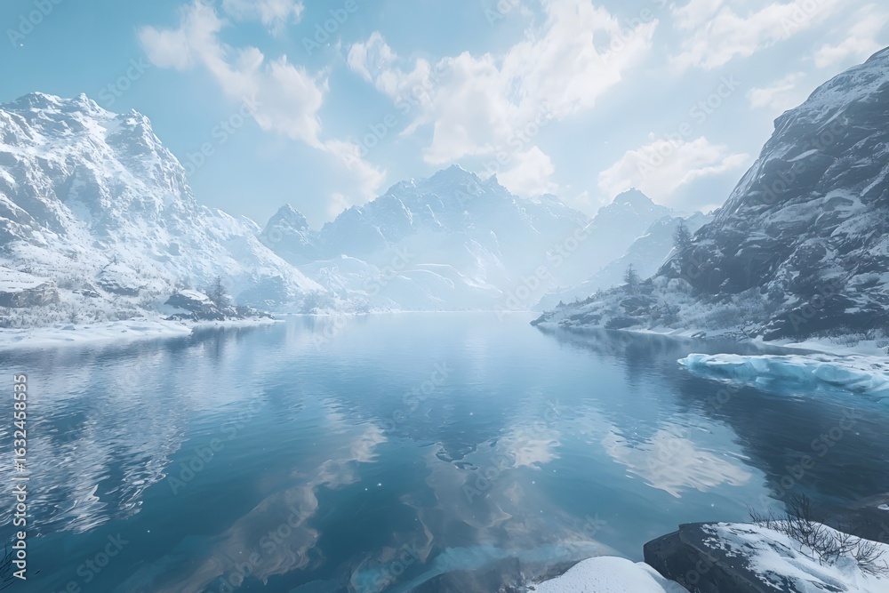 Obraz premium High-definition photography of glaciers