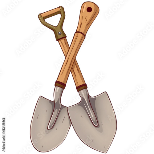 Shovel and hoe