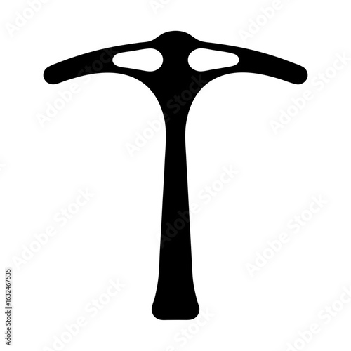 Abstract vector illustration of a futuristic tool with ergonomic hand grips