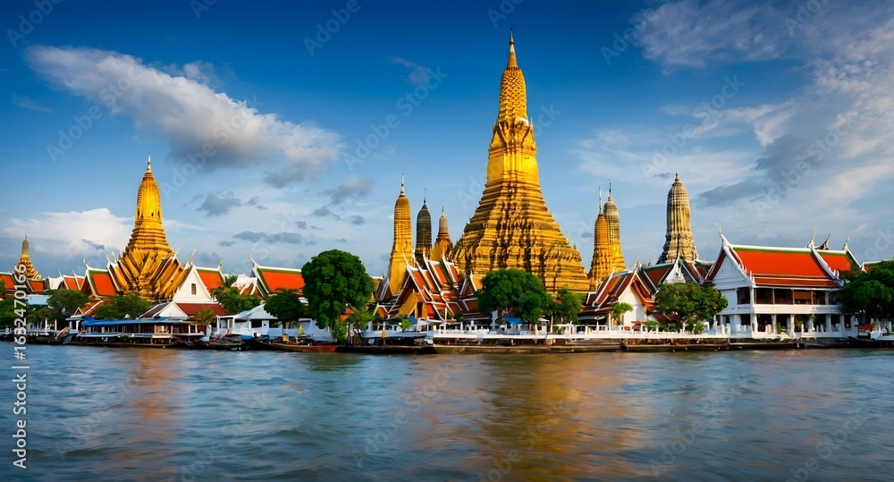 Naklejka premium wat phra kaew bangkok thailand