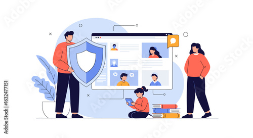 Protecting family privacy and personal information in the digital age through online safety measures
