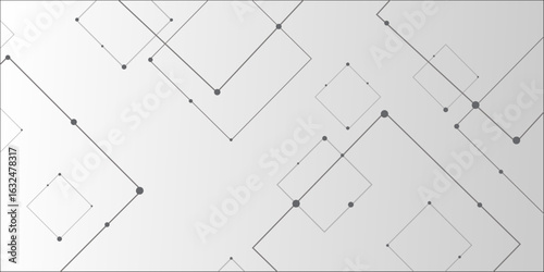 Abstract lines in grey and white tone of many squares and rectangle shapes on white background. Metal grid isolated on the white background. nervures grey abstract perspective Random chaotic.	
