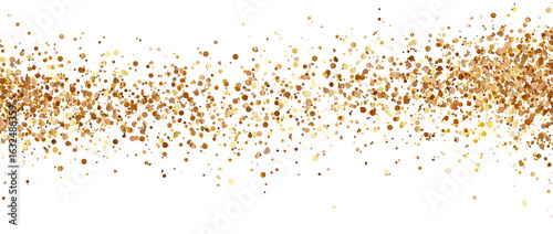 Abstract gold confetti explosion