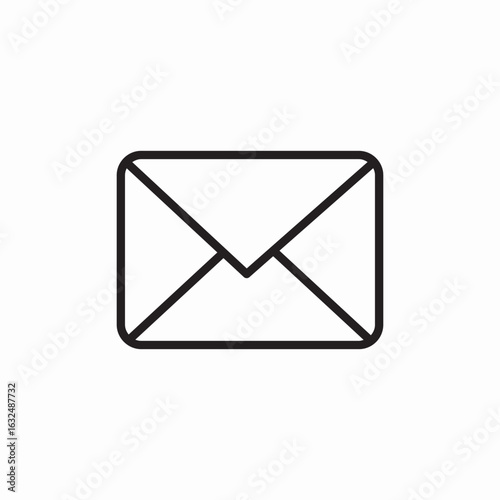 mail letter icon sign vector