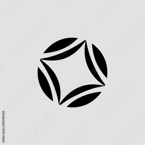 Vinyl Record Low Poly Logo | Music, Audio, Retro, Entertainment, DJ, Vector