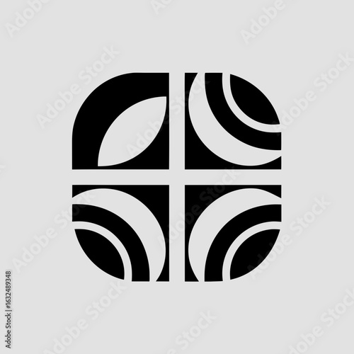 Vinyl Record Low Poly Logo | Music, Audio, Retro, Entertainment, DJ, Vector