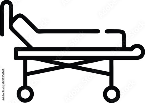 hospital bed icon 