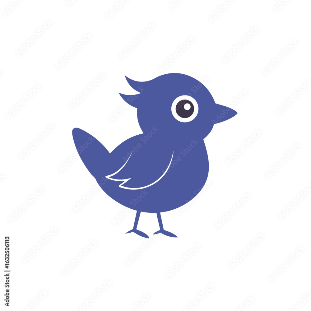 Fototapeta premium blue bird singing