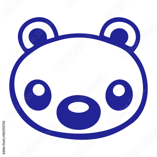 Bear Teddy Big Nose Friendly Cute Child Drawing