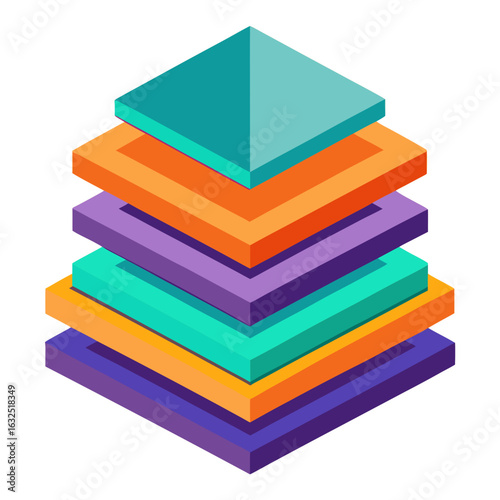 stack of colorful books