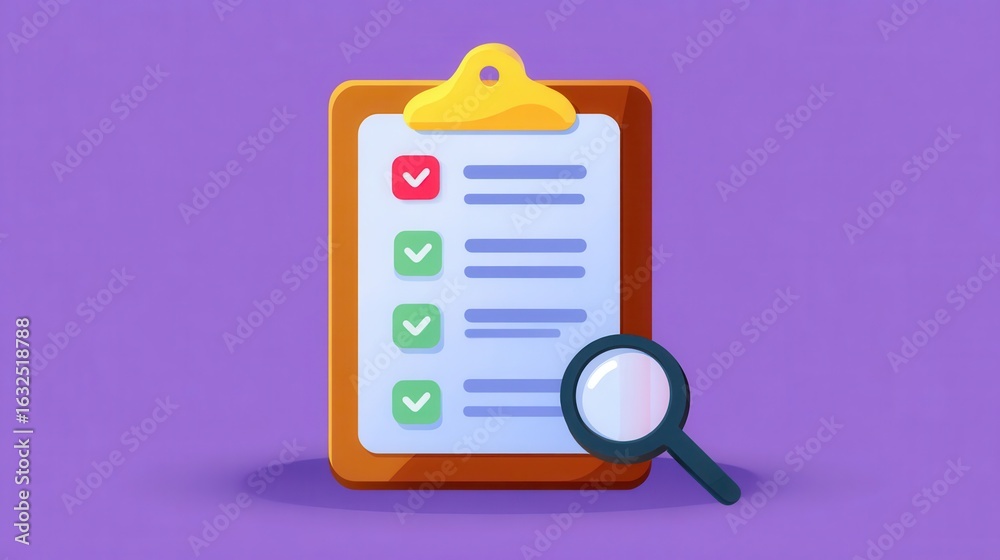 custom made wallpaper toronto digitalDigital Checklist on Clipboard with Magnifying Glass for Eligibility Review