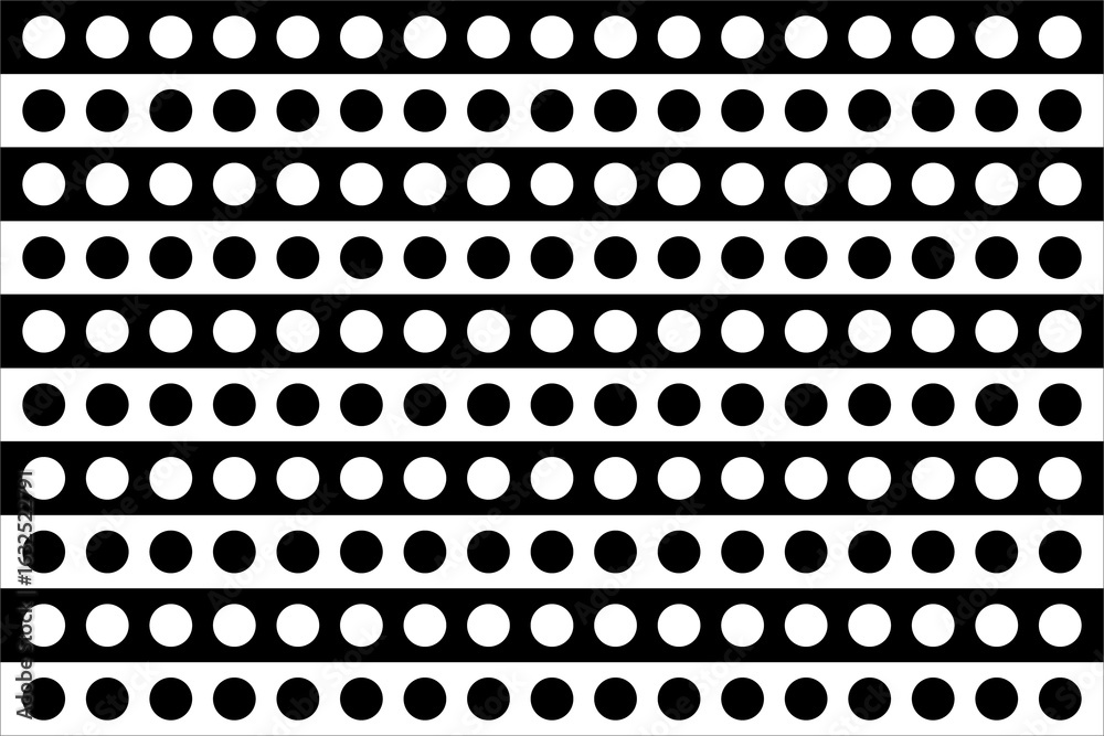 © Bela Art - Background of black and white lines with black and white dots
