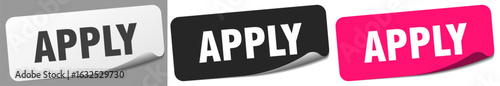 apply sticker. apply sticker set on white background