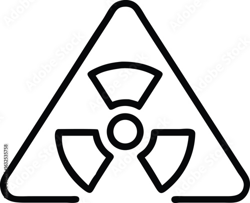 radiation sign con