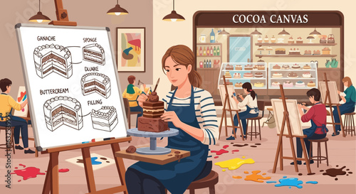 Creative Cake Decorating Workshop for Artistic Culinary Enthusiasts