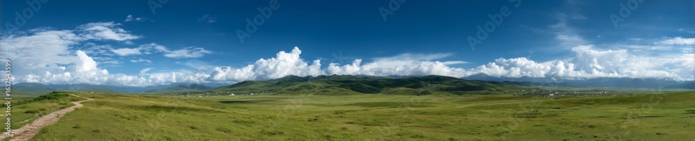 Fototapeta premium Nature panorama hdr view 360 degrees landscape